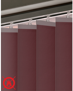 Tenda Verticale con Tessuto PVC Oscurante Antifiamma Eclisse
