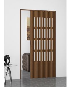 Porta a Soffietto in PVC Con Vetri