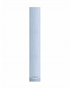Telo Confezionato per Tenda Verticale con Tessuto Filtrante Effetto Shantung
