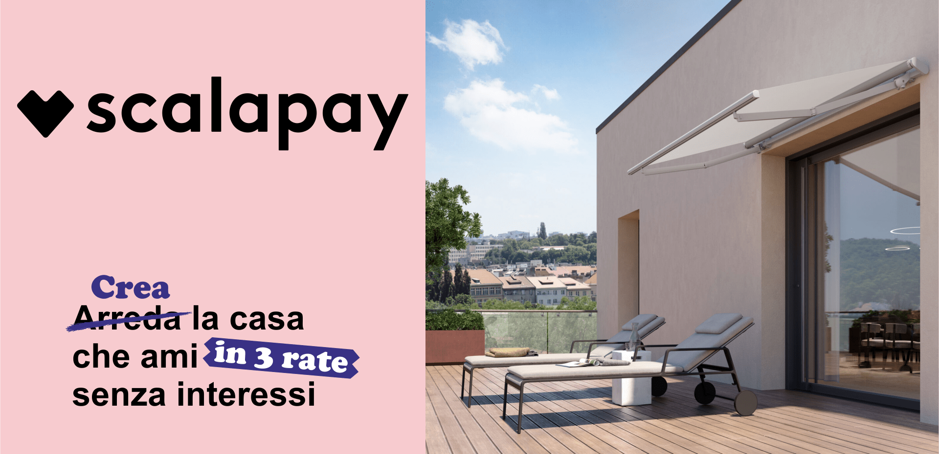 Paga in 3 rate con Scalapay